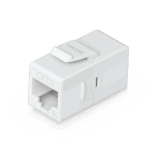 Acoplador Keystone / Cat6 Pass-Through / 10 Gbps / PoE / Snap-In / Paquete 12 Unidades