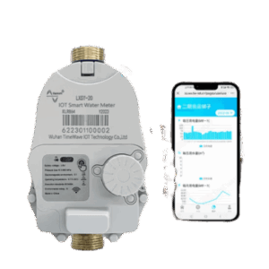 Medidor de Agua Inteligente LoRaWAN / Válvula de Corte Eléctrica / 1/2 Pulgada / Batería Litio 3.6V / Consumo <10 µA en Reposo / Estructura Seca / Control Remoto
