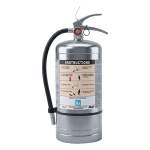 Extintor para Baterías de Litio / 6 L / UL EX29073 / Descarga 72 s / Alcance 3.6 m (11.8 ft) / Acero Inoxidable