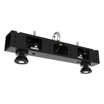 Barra Colgante LED / Instalación Dual Piso y Colgante / Altura Colgado 10 m (32.8 ft) / Altura Apilado 5 m (16.4 ft) / Aleación de Aluminio / Negro