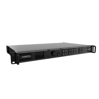 Controlador LED Todo-en-Uno / 3.9 Millones de Píxeles / 6 Puertos Gigabit Ethernet / 4K@60Hz / 6 Capas de Video / 10,240 x 8,192 px
