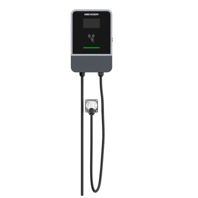 Estación de Carga para Vehículos Eléctricos / 7 kW / 32 A / Conector Tipo 2 (IEC 62196) / Pantalla LCD 4.3 in / Cable 5 m (16.4 ft) / IP55 e IK10