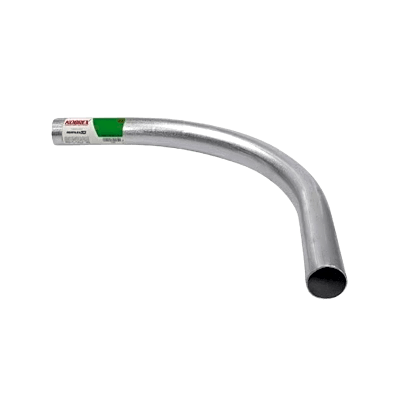 Codo para Tubería EMT / 1/2" / Pared Delgada / Recubrimiento Zinc Interior y Exterior