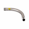 Codo de Pared Gruesa / 3/4" / Etiqueta Amarilla / Intemperie / Zinc Anticorrosivo