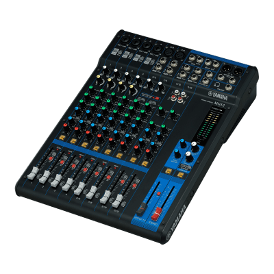 Mezcladora de Audio Analógica / 12 Canales / 6 Entradas Micrófono-Línea / 2 Buses de Grupo / Preamplificadores D-PRE / Compresores de 1 Mando