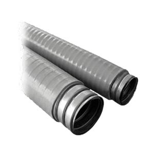Tubo Flexible Liquidtight / 2" (50 mm) / Acero Pregalvanizado + Forro PVC / Rollo 20 m (65.6 ft) / NEMA 4/IP-65