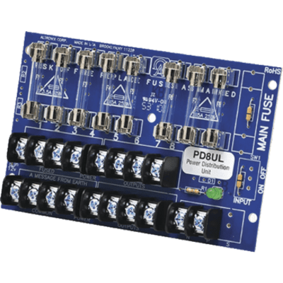 Módulo Distribuidor / 8 Salidas Fusibles / 12/24 VDC o 24/28 VAC / 10 A / UL Listed
