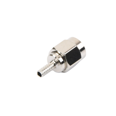 Conector SMA Macho / Anillo Plegable / RG-174/U / Belden 8216 / Cuerpo Bronce Niquelado / Contacto Oro / Aislante Teflón - Image 2