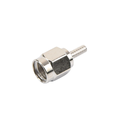 Conector SMA Macho / Anillo Plegable / RG-174/U / Belden 8216 / Cuerpo Bronce Niquelado / Contacto Oro / Aislante Teflón - Image 4