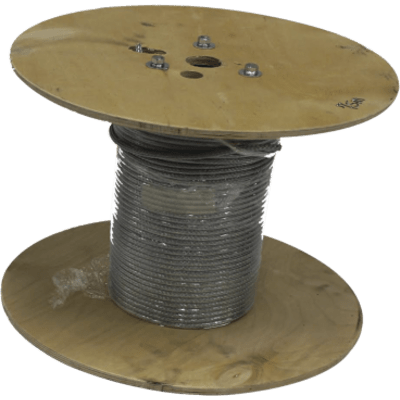 Cable Sensor para Cerca Perimetral / 305 m (1000 ft) / Armadura de Acero / Detección hasta 3 m (10 ft) / 22 Niveles de Sensibilidad / Requiere Unidad Analizadora