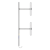 Antena Base / 2 Dipolos / 138-174 MHz / 5 dBd / 36 MHz BW / Bi-direccional / 300 W / N Macho / Tilt 0-10° / 10 ft x 3.3 ft x 2.5 ft