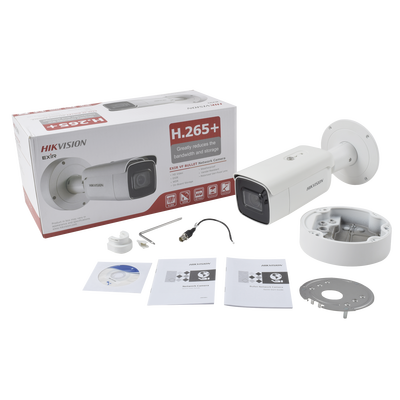 Bala IP 4 Megapixel / 50 mts IR EXIR / Exterior IP67 / IK10 / WDR 120 dB / PoE + / Audio y Alarmas / Lente Mot. 2.8 a 12 mm / Videoanaliticos Integrados - Image 4