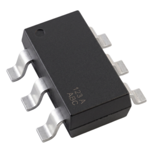 Conmutador RF SPDT / 10 kHz a 3 GHz / Pérdida de Inserción 0.8 dB / Aislamiento 35 dB / Encapsulado SOT-23 6 Terminales / Tecnología CMOS