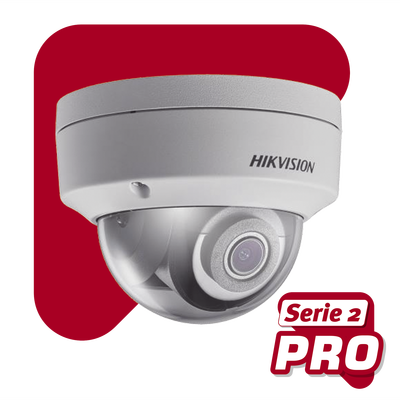 Domo IP 8 Megapixel (4K) / Serie PRO / 30 mts IR EXIR / Exterior IP67 / IK10 / Lente 2.8 mm / WDR 120 dB / PoE / Audio y Alarmas / Micro SD / Videoanaliticos Integrados - Image 2