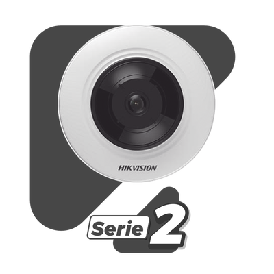 Mini Fisheye IP 3 Megapixel / Serie PRO + / Panorámica 180° - 360° / 8 mts IR / Uso en Interior / PoE / Múltiples Vistas por iVMS-4200 - Image 2