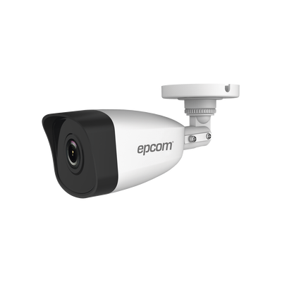 Cámara Bala IP / 2 Megapixel / Lente 2.8 mm / IR EXIR 30 m (98.4 ft) / IP67 / PoE / dWDR / H.265