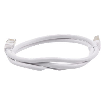 Patch Cord / Cat6A Blindado / 10G / 1.0 m (3.28 ft) / 500 MHz / AWG 27 / Blanco - Image 4