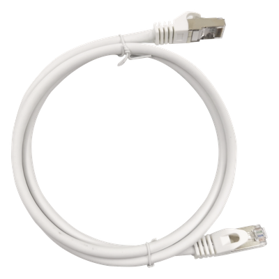 Patch Cord / Cat6A Blindado / 10G / 1.0 m (3.28 ft) / 500 MHz / AWG 27 / Blanco