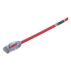 Cable de Parcheo UTP Cat6A / 28AWG / CM-LSZH / 0.3m (1 Pie) / Rojo / PoE++ / -40 a 75°C