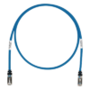 Patch Cord S/FTP Cat6A / 500 MHz / 0.30 m (1 ft) / 26 AWG / CM/LSZH / Azul