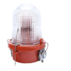 Luz de Obstáculo FAA Tipo L-810 / LED Rojo e Infrarrojo / Intensidad Baja 32.5 CD / 12W / 120-240V AC / Haz Vertical 10° / Cobertura 360° / IP65 / Base Valox