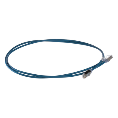 Patch Cord Cat6A / 28 AWG / S/FTP Blindado / CM/LS0H / 2 m (6.56 ft) / Azul - Image 2
