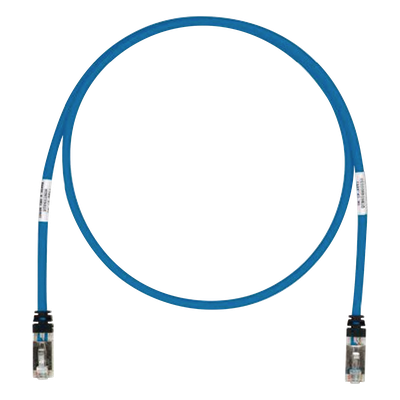 Patch Cord / Cat6A S/FTP / Blindado 26 AWG / CM/LSZH / 15.24 m (50 ft) / Azul
