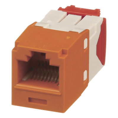 Conector Jack RJ45 / Categoría 5e / 8P8C / Terminación TG / Sin Herramienta de Impacto / -10°C a 65°C / 3.28 pies de Alcance de Frecuencia