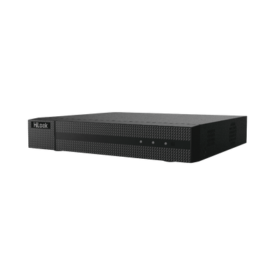 DVR 16 Canales TurboHD + 2 Canales IP / 2 Megapíxel (1080p) Lite / Acusense Lite (Evita falsas alarmas) / Audio por Coaxitron / 1 Bahía de Disco Duro / H.265+ / Salida de Video en Full HD