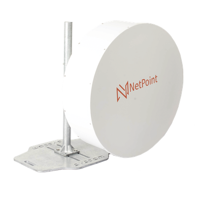 Antena Parabólica Blindada / 90 cm (35.4 in) / 10.1-11.7 GHz / Ganancia 38 dBi / Ajuste Milimétrico / Resistencia 120 km/h (74.6 mph) - Image 3
