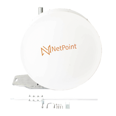 Antena Parabólica Blindada / 90 cm (35.4 in) / 10.1-11.7 GHz / Ganancia 38 dBi / Ajuste Milimétrico / Resistencia 120 km/h (74.6 mph) - Image 5