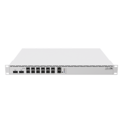 Router Cloud Core / CPU 16 núcleos 2.0 GHz / 12x SFP28 25 Gbps / 2x QSFP28 100 Gbps / PSU redundante hot-swap