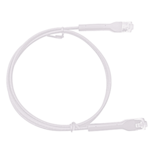 Cable de Parcheo Cat6 / Ultra Slim 1 m (3.28 ft) / UTP / RJ45 Modular / Blanco