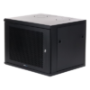 Gabinete Linkedpro de Montaje en Pared, de 19in, Puerta Perforada, 6 UR, 340 mm de Profundidad, Color Negro