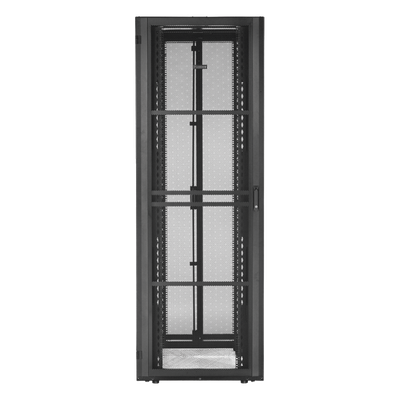 Gabinete para Centro de Datos / 48 UR / 800 mm Ancho x 1070 mm Profundidad / Puertas Perforadas 80% / Carga Estática 1588 kg / Acero Epoxi Negro - Image 2