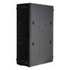 Gabinete para Centro de Datos / 48 UR / 800 mm Ancho x 1070 mm Profundidad / Puertas Perforadas 80% / Carga Estática 1588 kg / Acero Epoxi Negro
