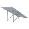 Montaje para Panel Solar / Riel 5 de 2.7m (8.9 ft) / 2x2 Módulos / Espesor 30-35mm / Viento 151 km/h (94 mph) / Inclinación 25°