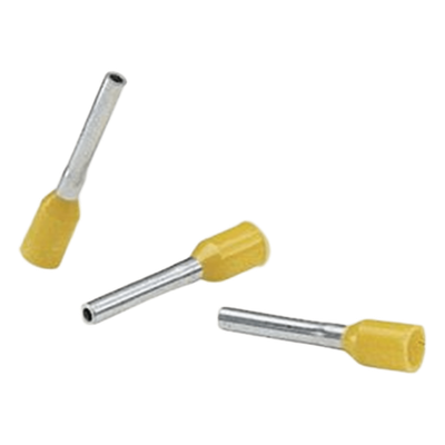Férula Aislada / 4 AWG / PIN 16 mm / Mango Amarillo / 50 pz