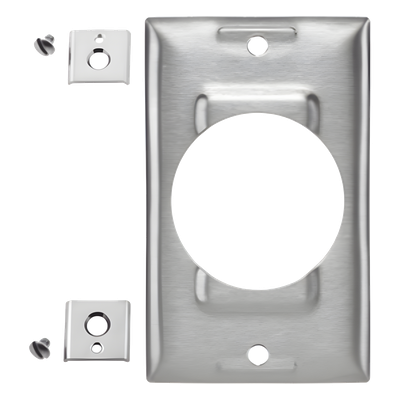 Placa de Acero Industrial / 1 Unidad / 50 A / Acero Inoxidable / Montaje Vertical / 0.035 in