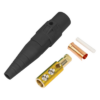 Conector Camlock Macho / 400 Amperes / AC 600V / Sección Cable 50-95 mm² / Abrazadera Compresión / Plástico Ingeniería / Varios Colores