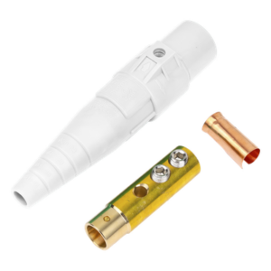 Conector Camlock / 400 A / Hembra / 600V AC / 50-95 mm² / Blanco