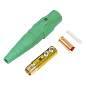 Conector Camlock / 400 A / 600 V AC / Hembra / Verde / 50-95 mm² / Termoplástico resistente al calor