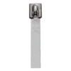 Cincho de Acero Inoxidable 304 / 201 mm (7.9 in) x 6.6 mm / Tensión 556 N / Interior y Exterior / UL 62275 / Paquete 100 pz