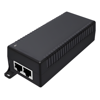 Inyector PoE / Hi-PoE 60W / 2.5 Gigabit / 2 Puertos 2.5GBASE-T / Plug and Play / Sobremesa o Pared