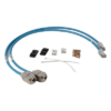 Cable Patch Cord In-Line / Cat6A / Blindado S/FTP / 0.5 m (1.6 ft) / 28 AWG / PoE Tipo 1-4 / CM/LSOH-1 / 2 Piezas