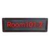 Pantalla LED de Pasillo / Doble Cara / Matriz 128×32 / Indicadores RGB / PoE / SIP / Montaje en Pared
