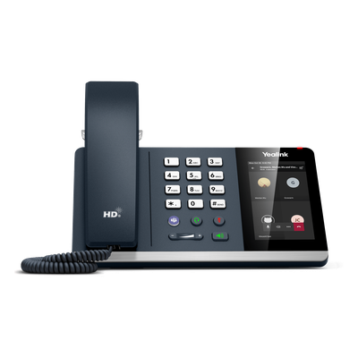 Teléfono IP / Pantalla Táctil 4 Pulgadas / HD Voice / Bluetooth 5.2 / Wi-Fi Dual Band / PoE / Certificación Microsoft Teams - Image 2
