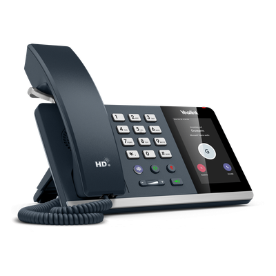 Teléfono IP / Pantalla Táctil 4 Pulgadas / HD Voice / Bluetooth 5.2 / Wi-Fi Dual Band / PoE / Certificación Microsoft Teams - Image 3
