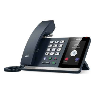 Teléfono IP / Pantalla Táctil 4 Pulgadas / HD Voice / Bluetooth 5.2 / Wi-Fi Dual Band / PoE / Certificación Microsoft Teams