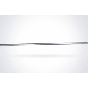 Poste de Esquina / Tubo de Acero Galvanizado / Diámetro 1" / Longitud 120 cm / Espacio para 5 Aisladores Esquina / Sin pintar / Peso 0.8 KG